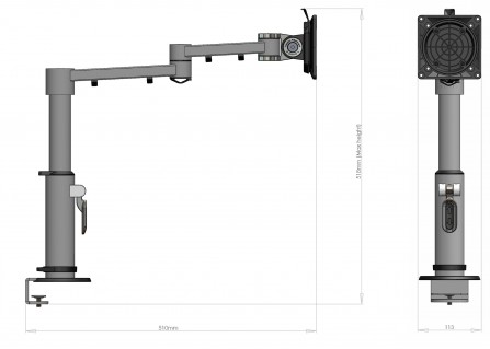 XSTREAMCOMB02 dimensions