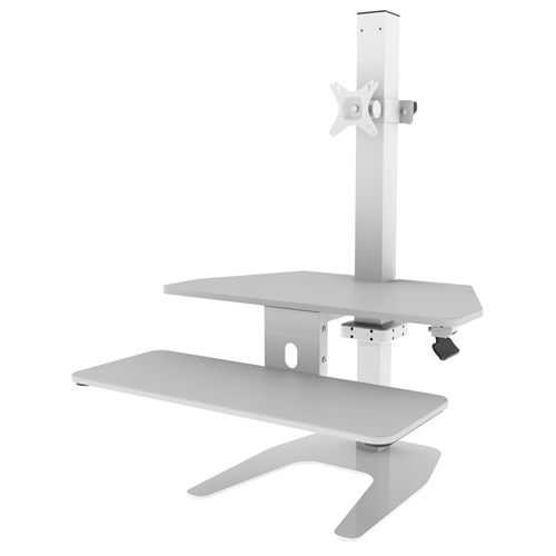 Single Screen sit/stand tabletop workstation